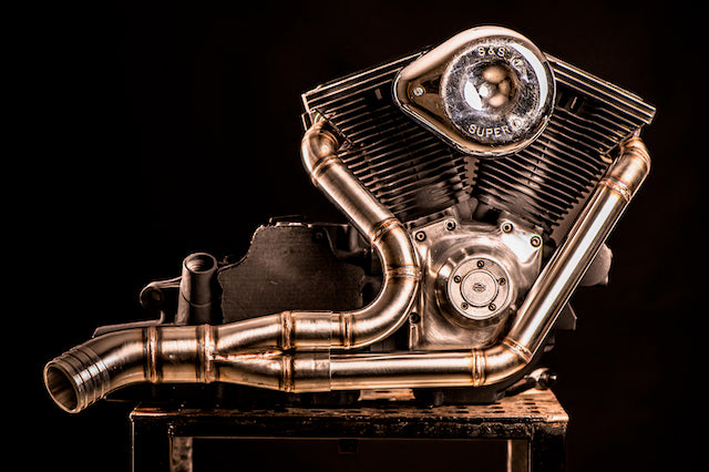 Harley Davidson 2 into 1 Exhaust - The Bazooka by Gallop Motorcycles