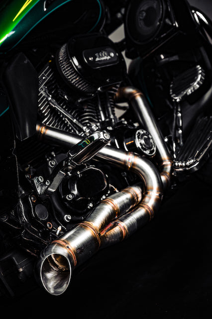 Harley Davidson 2 into 1 Exhaust - The Rocket by Gallop Motorcycles