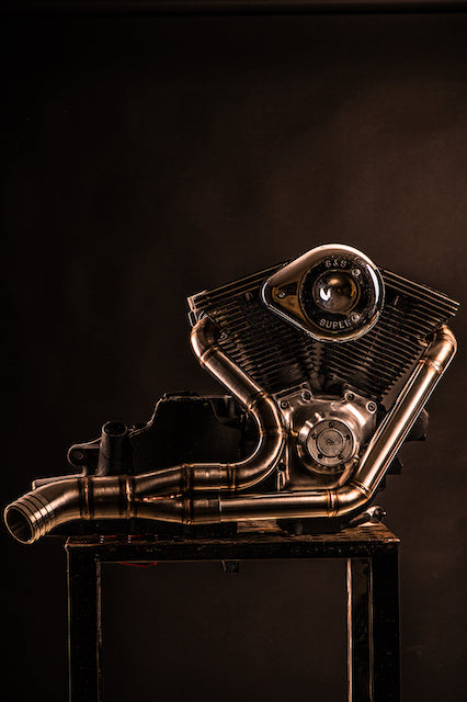 Harley Davidson 2 into 1 Exhaust - The Bazooka by Gallop Motorcycles