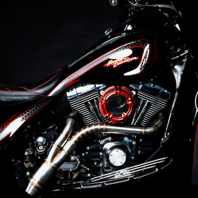 Harley Davidson 2 into 1 Exhaust - The Lone Ranger by Gallop Motorcycles