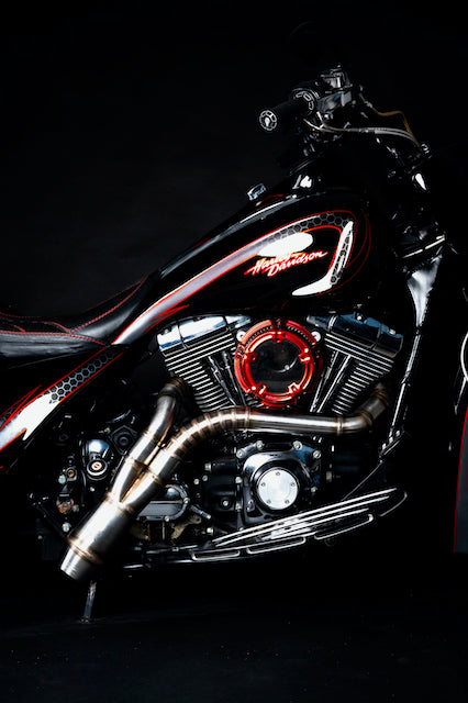 Harley Davidson 2 into 1 Exhaust - The Lone Ranger by Gallop Motorcycles