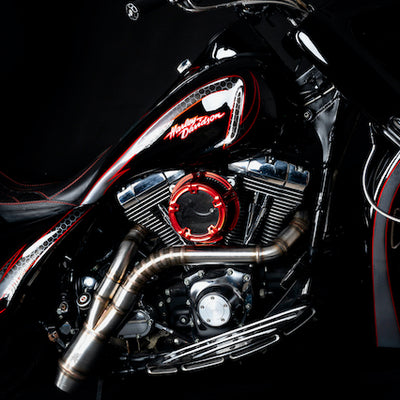 Harley Davidson 2 into 1 Exhaust - The Lone Ranger by Gallop Motorcycles