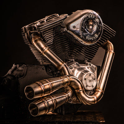 Harley Davidson 2 into 1 Exhaust - Concentric Mainshock by Gallop Motorcycles