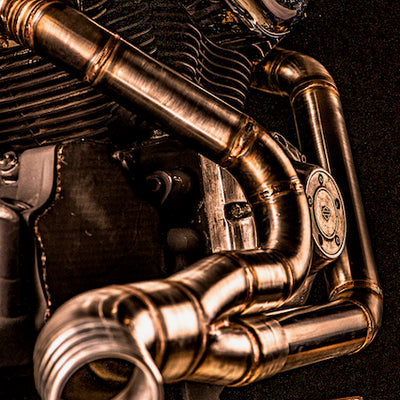 Harley Davidson 2 into 1 Exhaust - The Bazooka by Gallop Motorcycles
