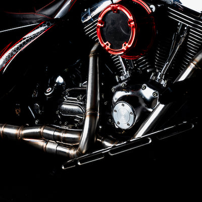 Harley Davidson 2 into 1 Exhaust - The Rocket by Gallop Motorcycles