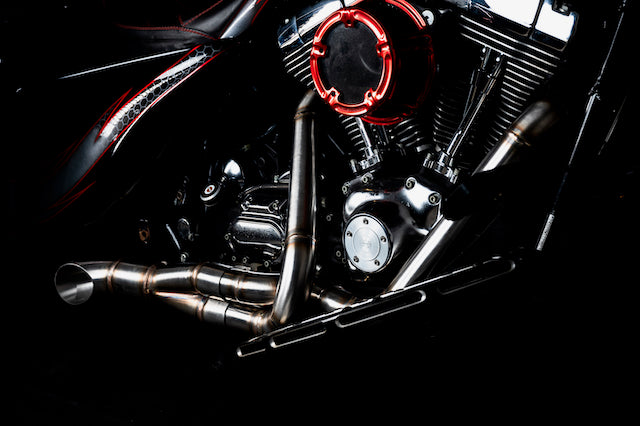 Harley Davidson 2 into 1 Exhaust - The Rocket by Gallop Motorcycles