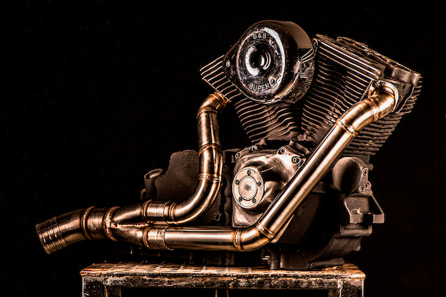 Harley Davidson 2 into 1 Exhaust - The Bazooka by Gallop Motorcycles