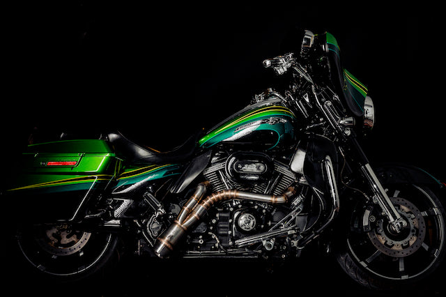 Harley Davidson 2 into 1 Exhaust - The Lone Ranger by Gallop Motorcycles