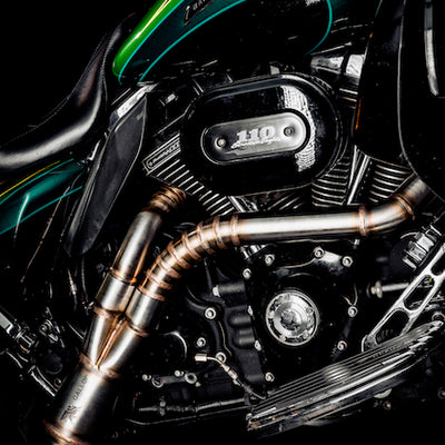 Harley Davidson 2 into 1 Exhaust - The Lone Ranger by Gallop Motorcycles