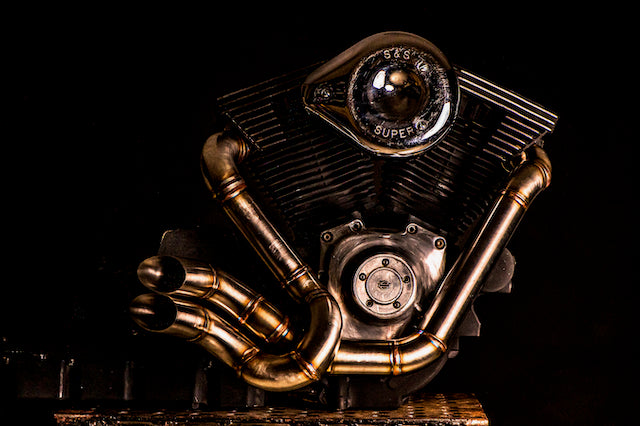 Harley Davidson 2 into 1 Exhaust - The Vector By Gallop Motorcycles