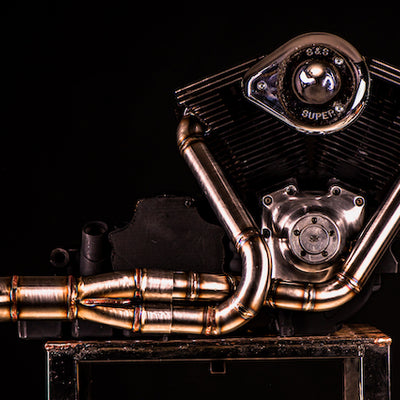 Harley Davidson 2 into 1 Exhaust - The Rocket by Gallop Motorcycles