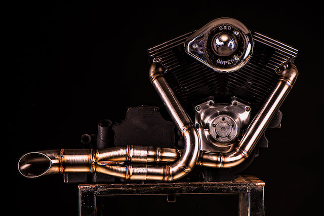 Harley Davidson 2 into 1 Exhaust - The Rocket by Gallop Motorcycles