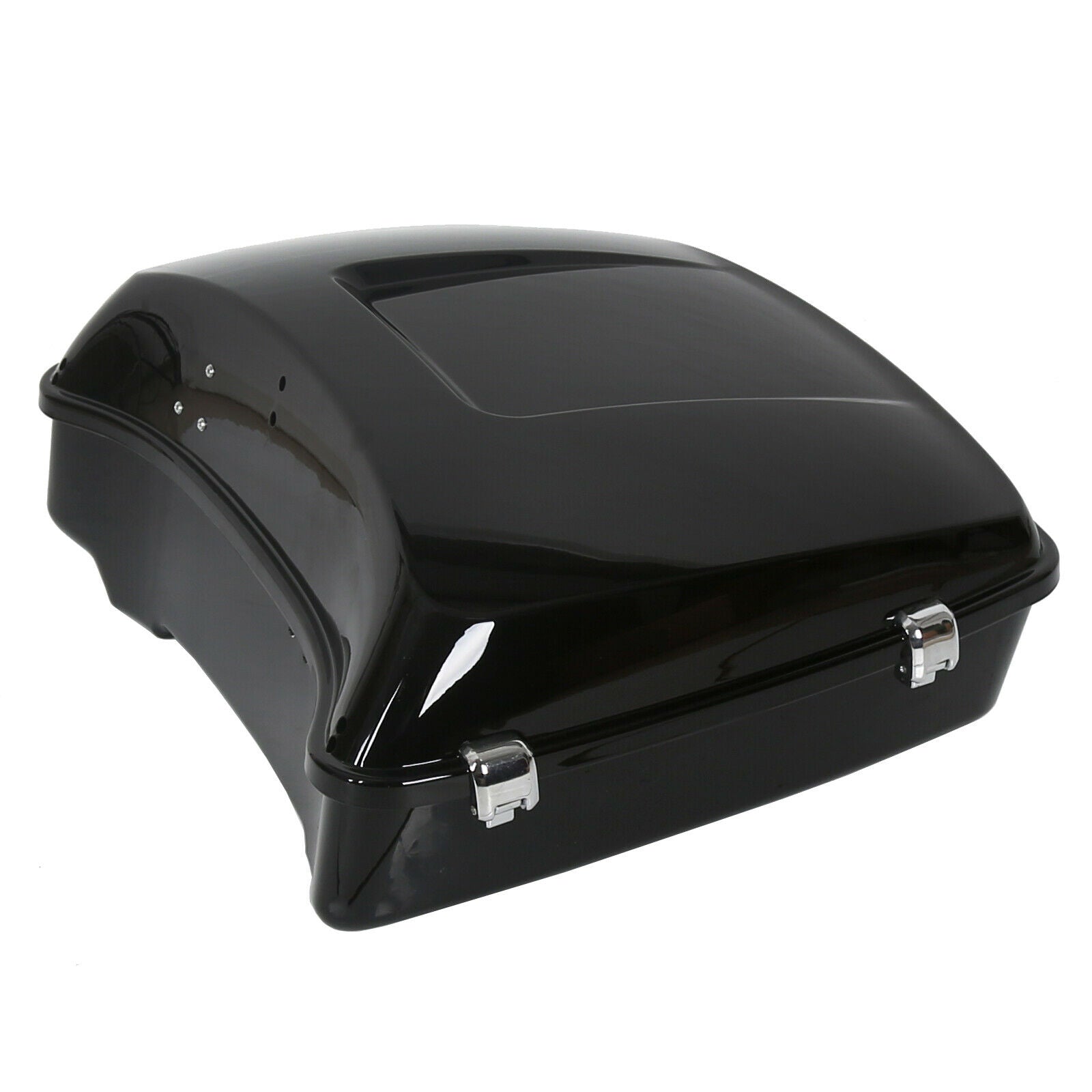 thumbnail image 2 of Chopped Luggage Trunk With LED Light For Harley Davidson Touring 2014-2025 – Vivid Black, ABS 2 of 5