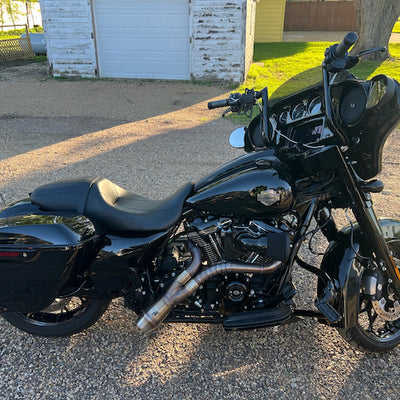 Harley Davidson 2 into 1 Exhaust - The Lone Ranger by Gallop Motorcycles