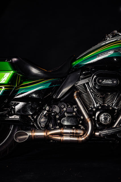 Harley Davidson 2 into 1 Exhaust - The Rocket by Gallop Motorcycles