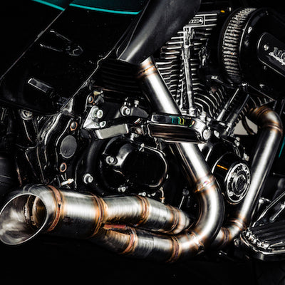 Harley Davidson 2 into 1 Exhaust - The Rocket by Gallop Motorcycles