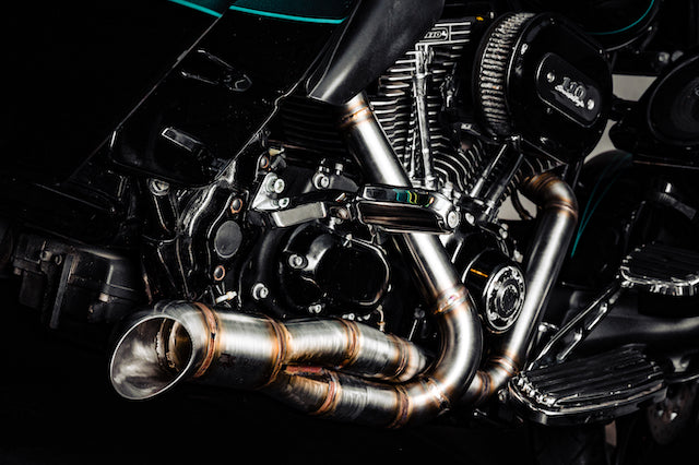 Harley Davidson 2 into 1 Exhaust - The Rocket by Gallop Motorcycles