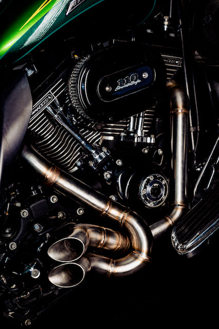 Harley Davidson 2 into 1 Exhaust - The Vector By Gallop Motorcycles