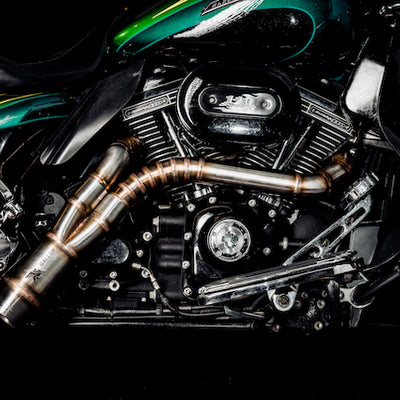 Harley Davidson 2 into 1 Exhaust - The Lone Ranger by Gallop Motorcycles
